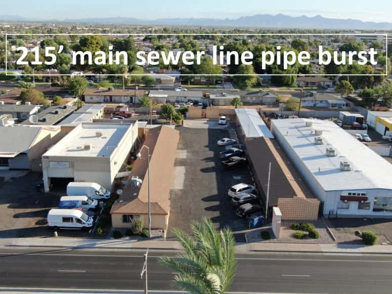 Zippity Split Plumbing team preparing for sewer line repair Scottsdale, AZ