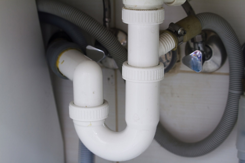 P-Trap pvc grey under kitchenTempe, AZ